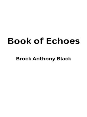 cover image of Book of Echoes